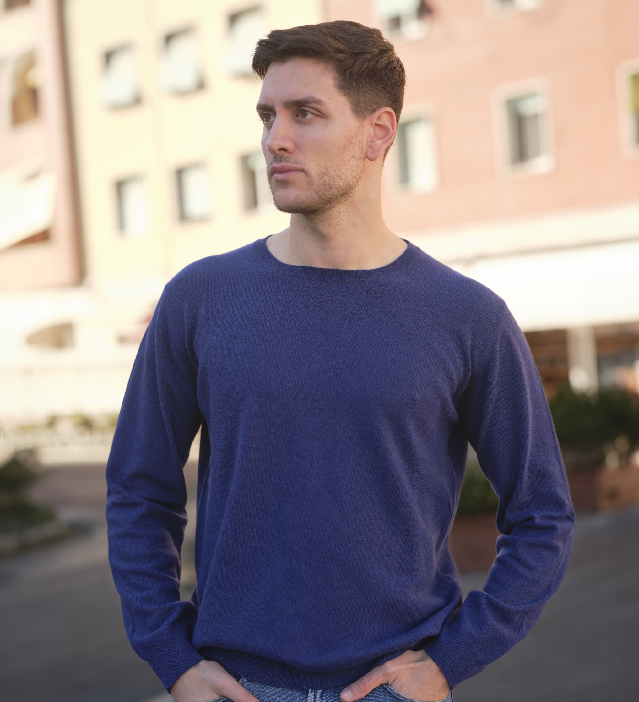 maglia in cashmere rigenerato